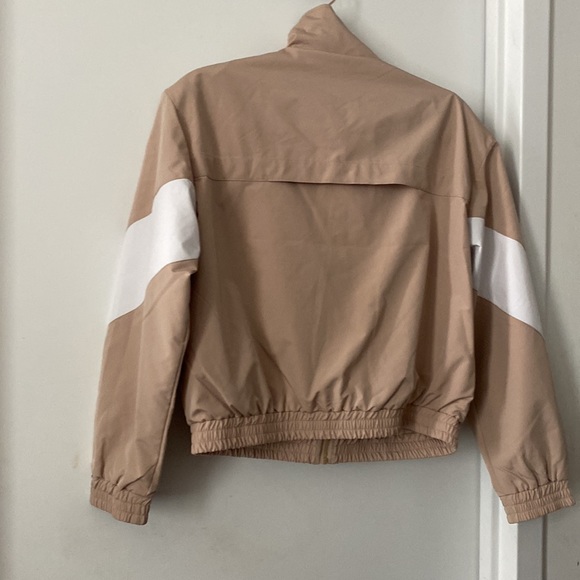 PRINCE
X Melissa Wood Health Track Jacket Taupe NWT - Picture 7 of 8